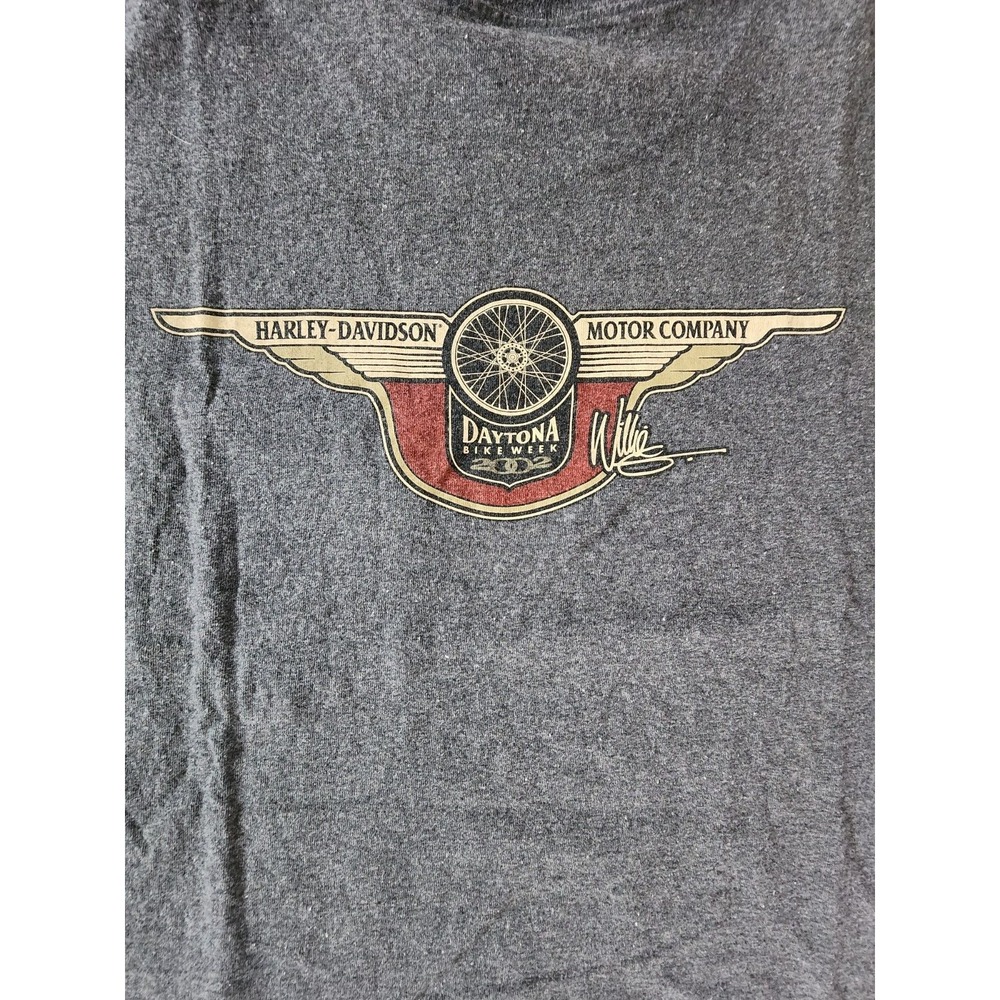 Harley Davidson T Shirt Daytona Bike Week 2002‎ Pocket Mens L Vintage Willie - Picture 5 of 5